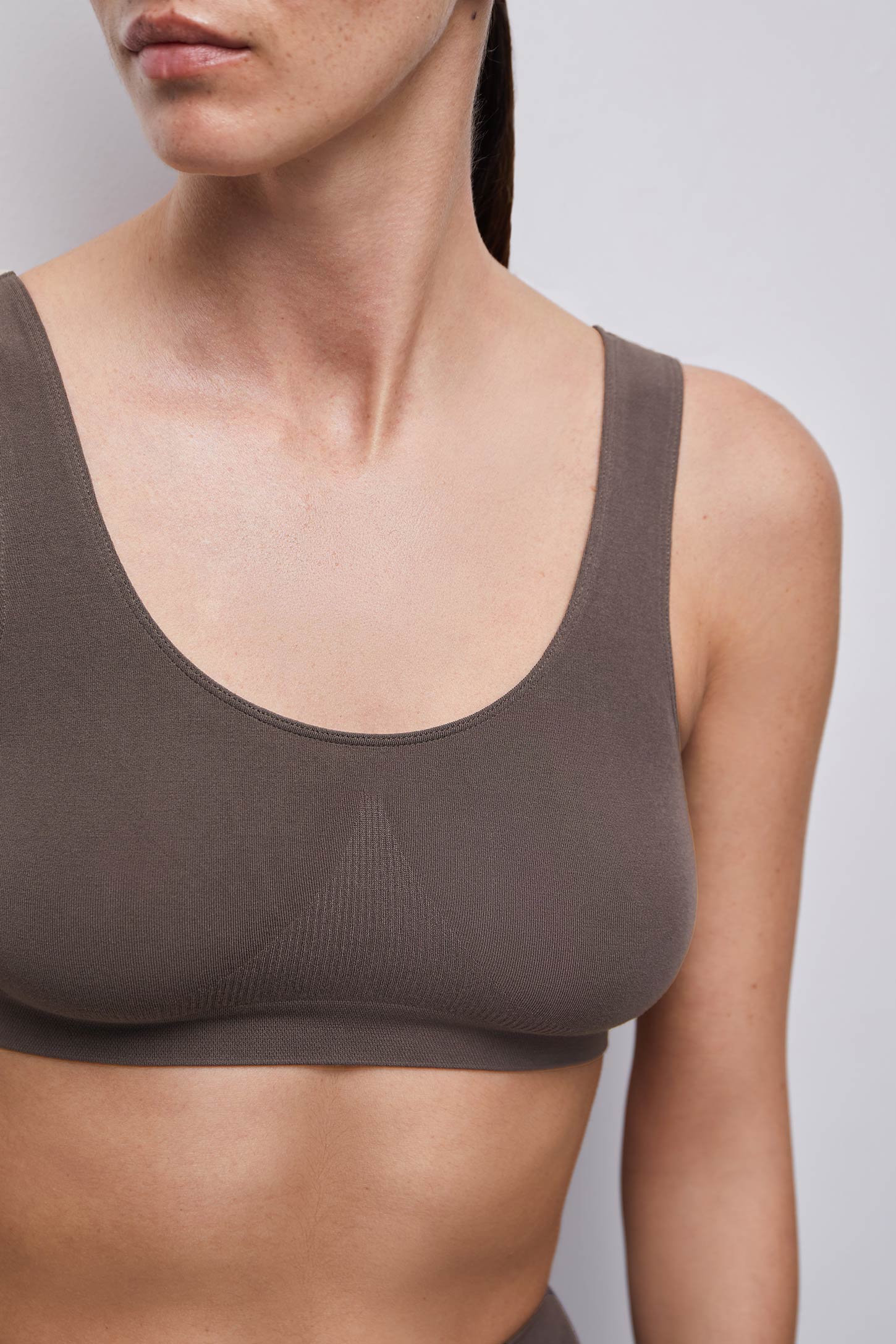 Wide strap bamboo top – фото № 3