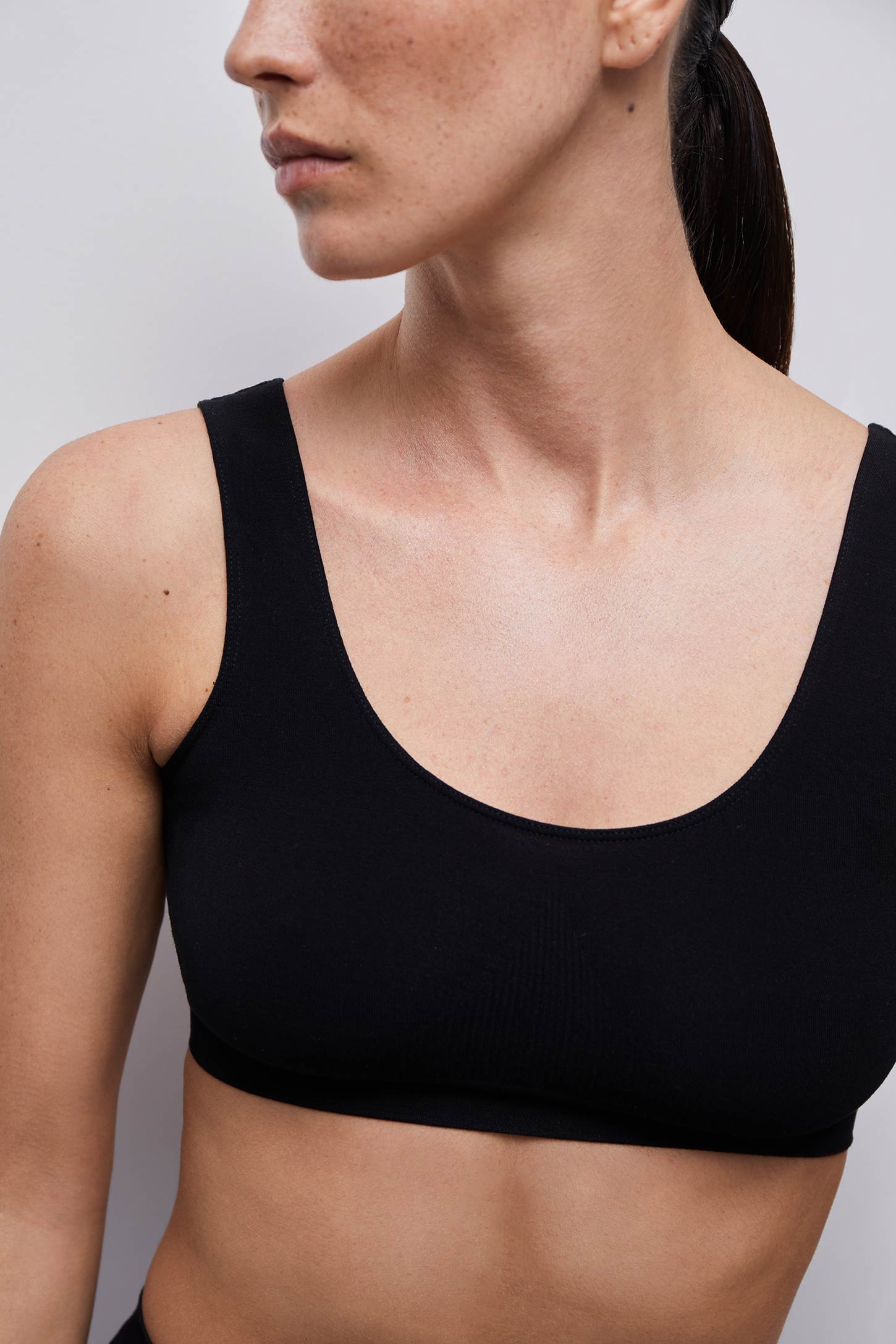 Wide strap bamboo top – фото № 3