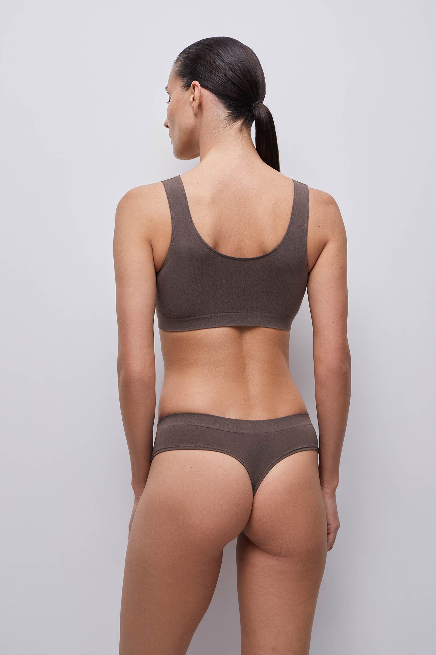 Low waist bamboo thongs – фото № 3