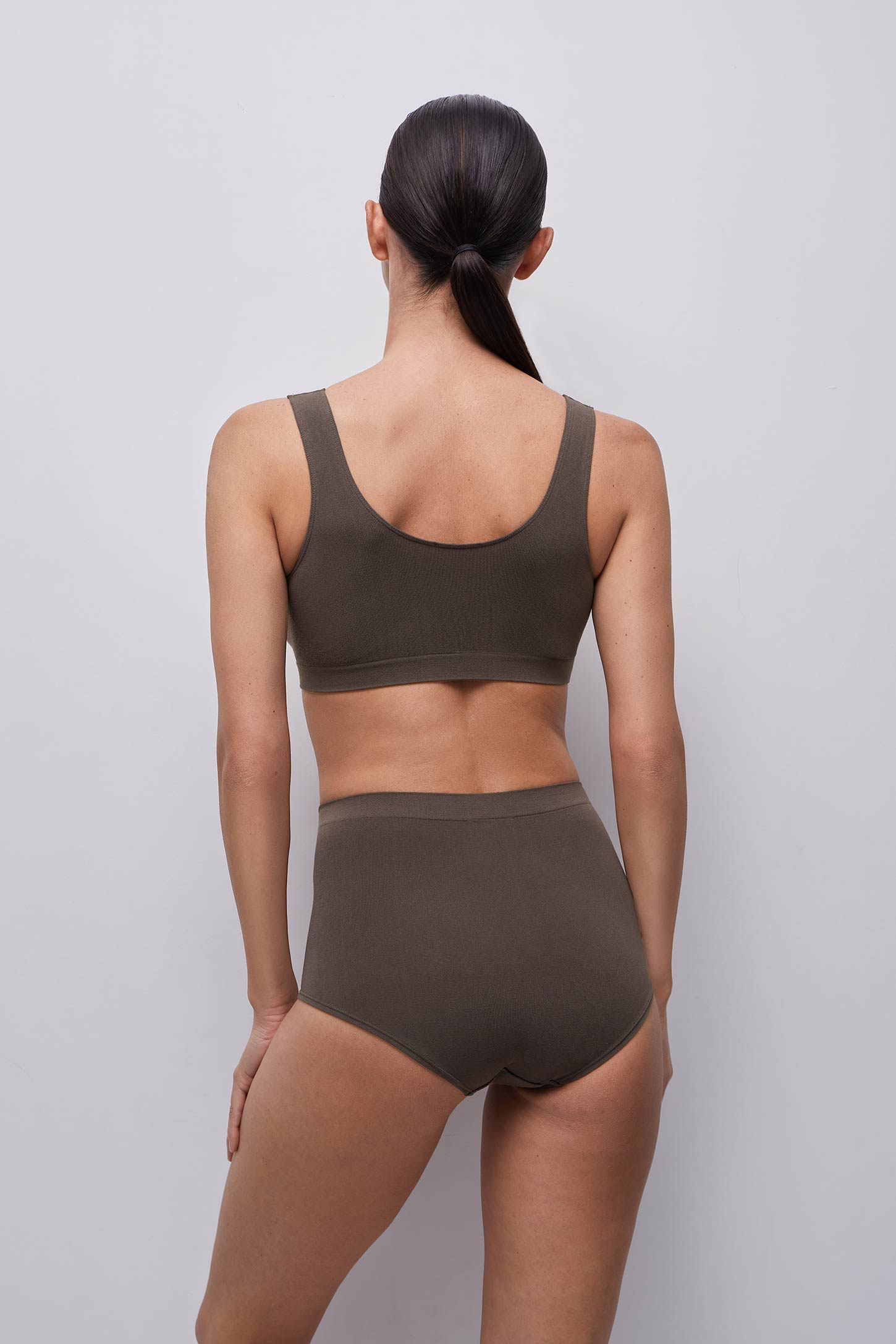 Wide strap bamboo top – фото № 4