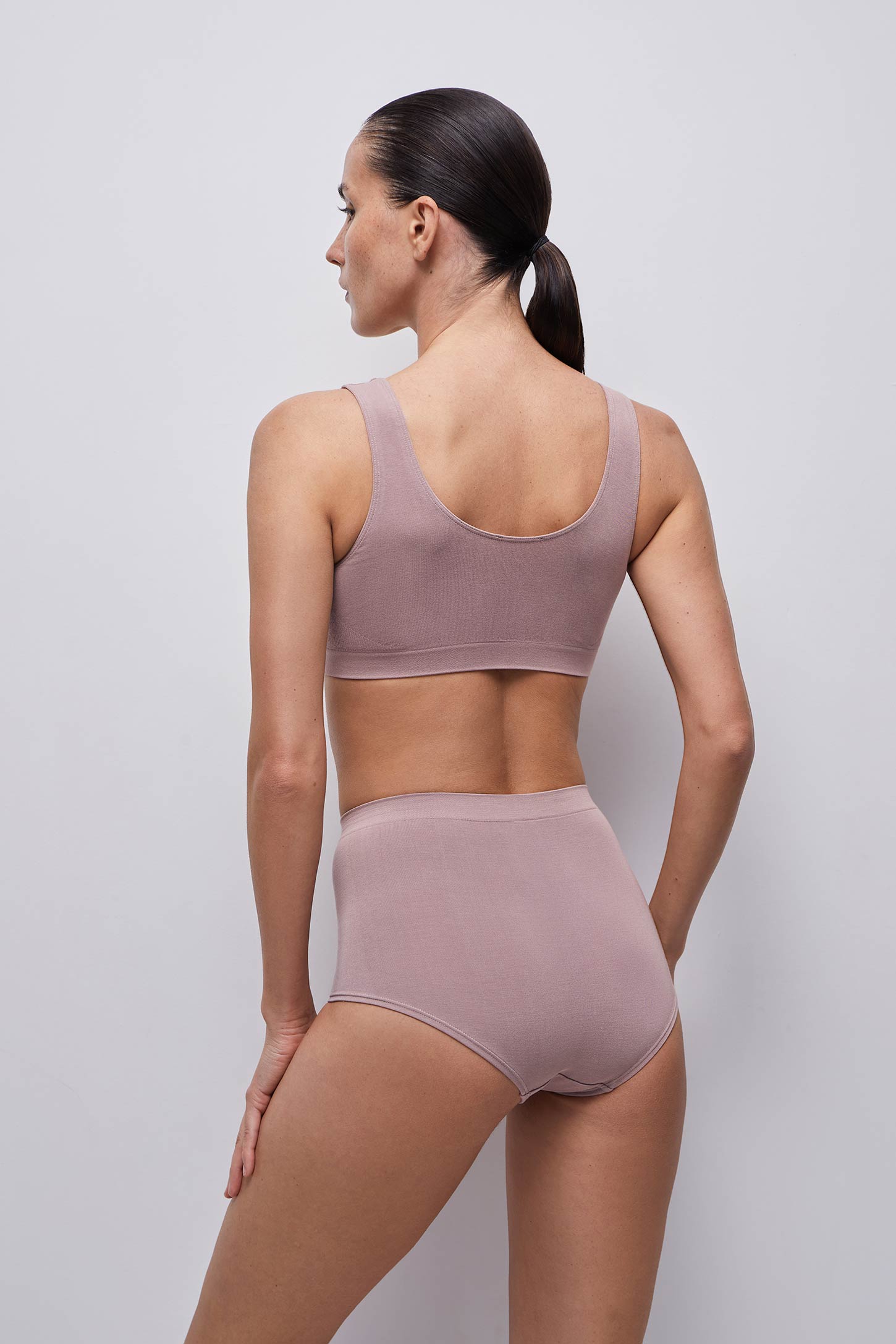 Wide strap bamboo top – фото № 4