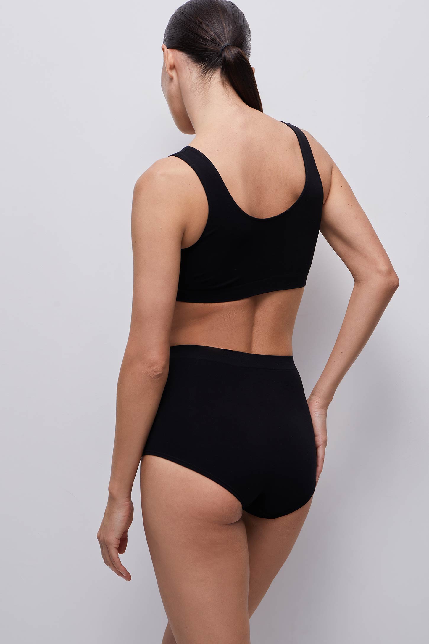 Wide strap bamboo top – фото № 4