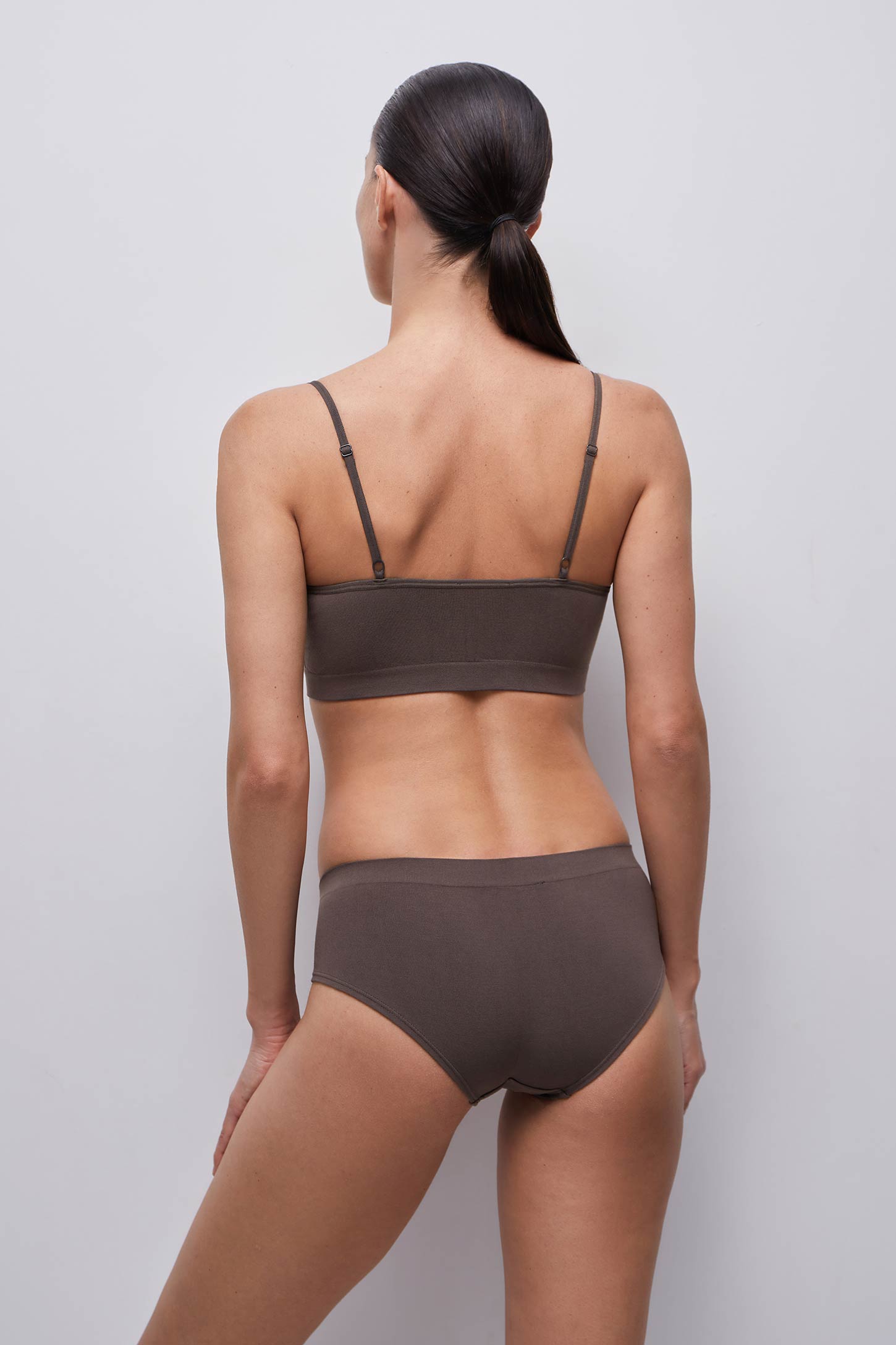 Thin strap bamboo top – фото № 4
