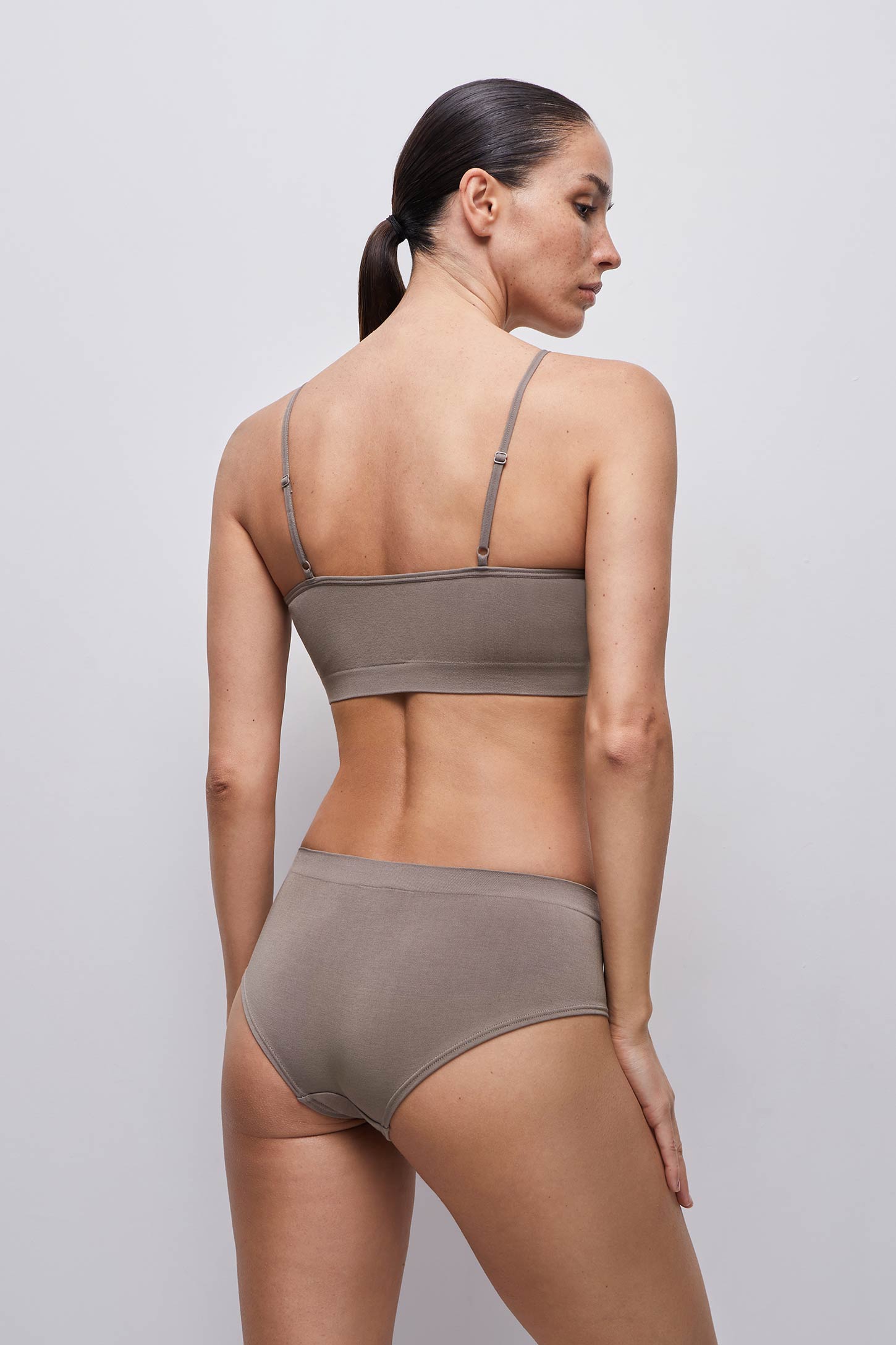 Thin strap bamboo top – фото № 4