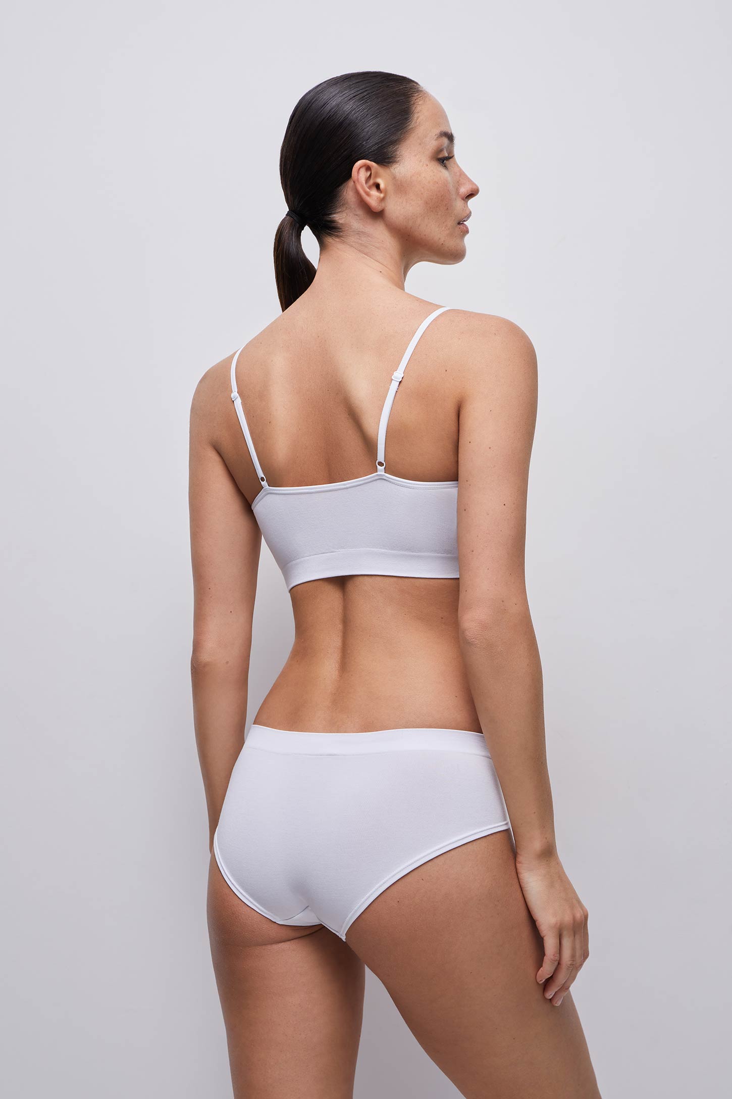 Thin strap bamboo top – фото № 5