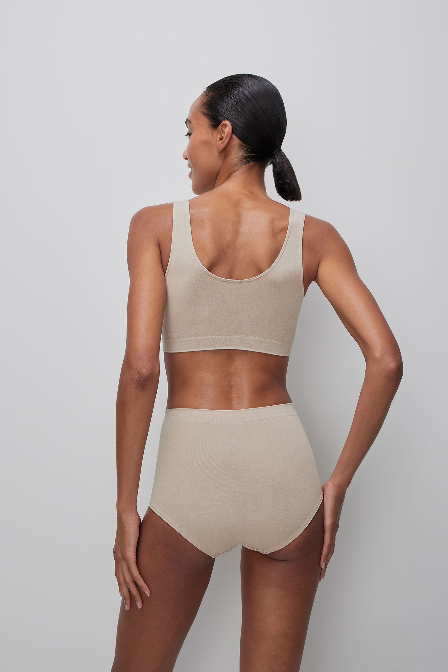 Wide strap bamboo top – фото № 3
