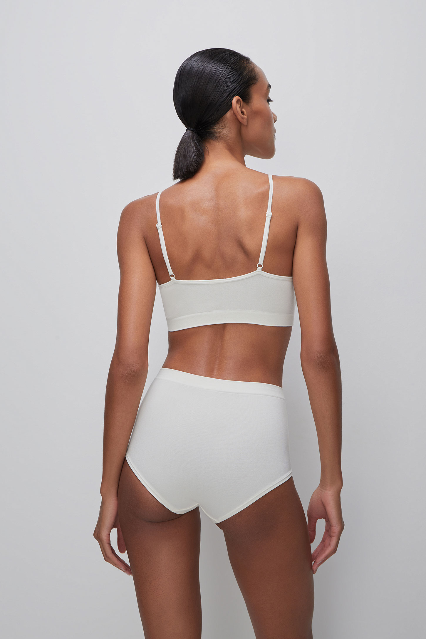 Thin strap bamboo top – фото № 4